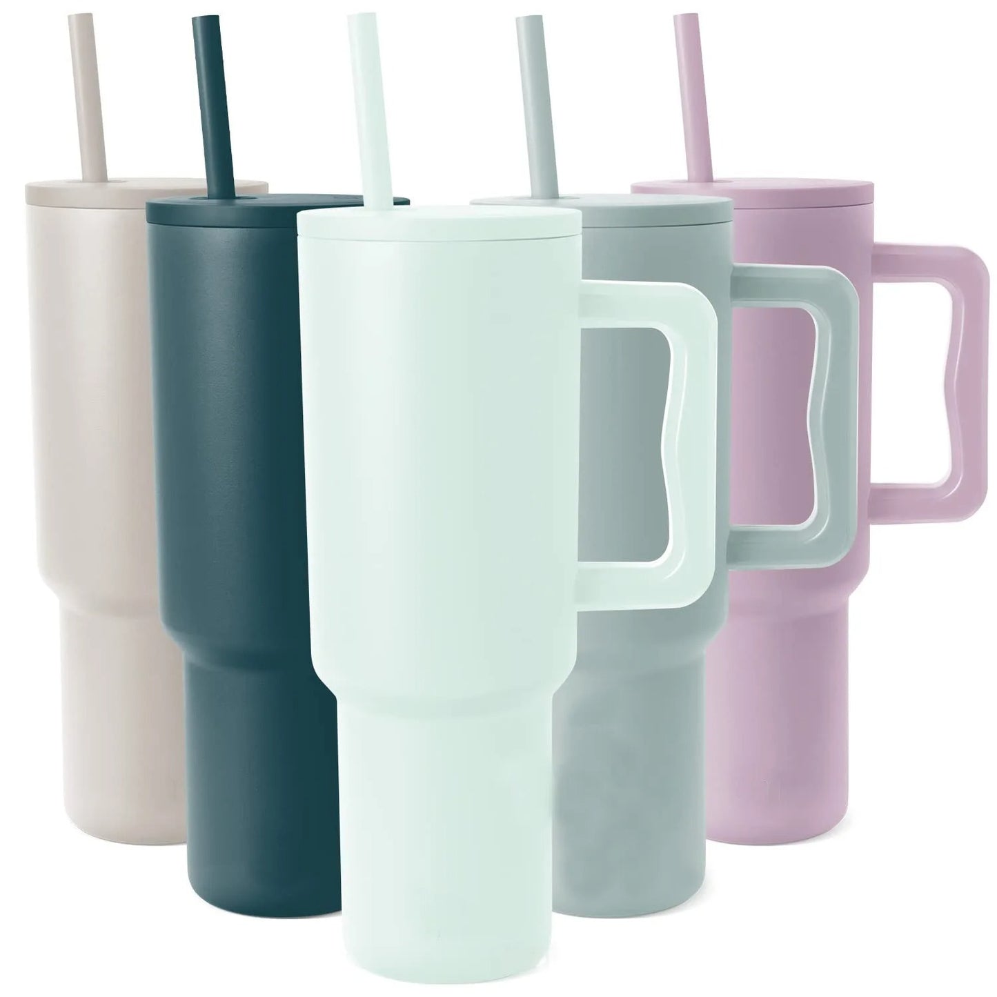 40oz Thickened Handle Thermos Water Cup
