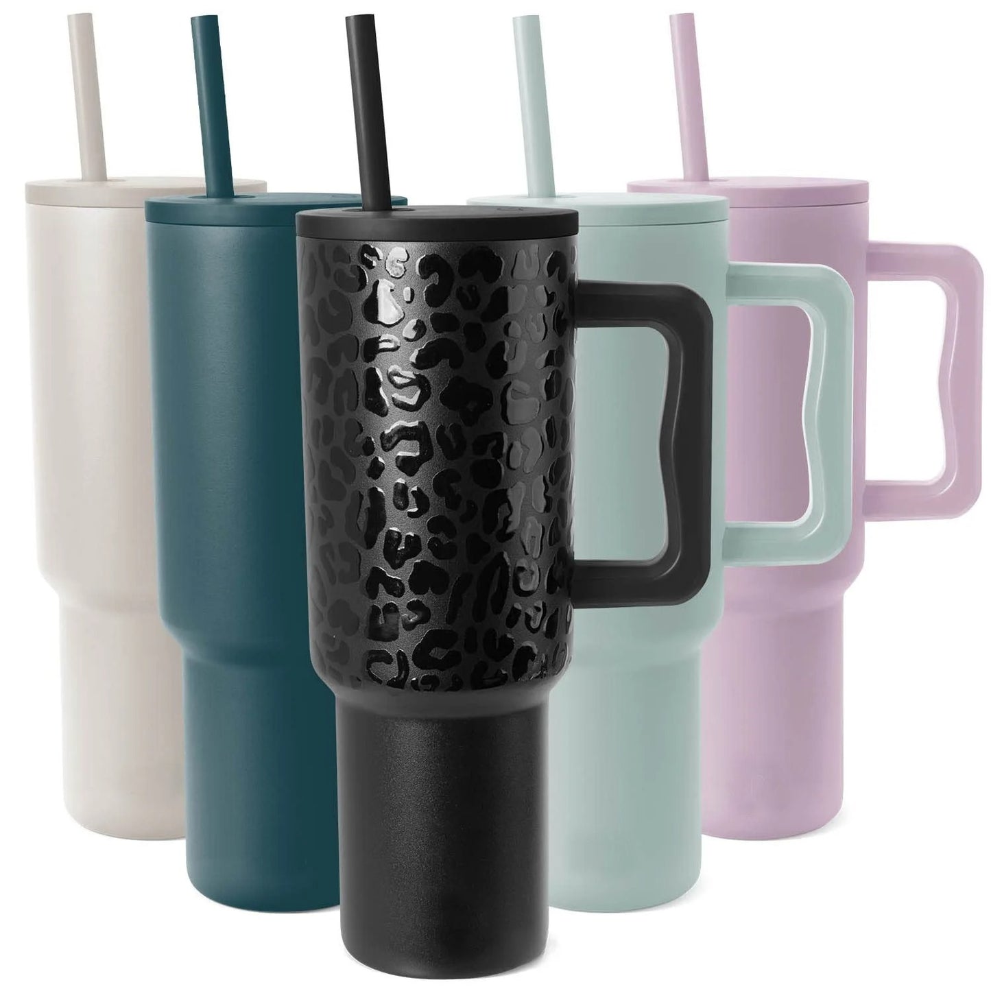 40oz Thickened Handle Thermos Water Cup