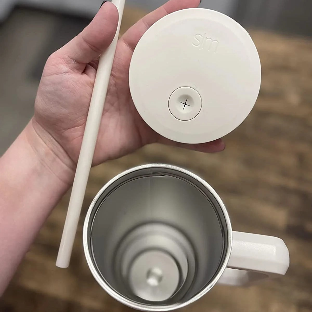 40oz Thickened Handle Thermos Water Cup