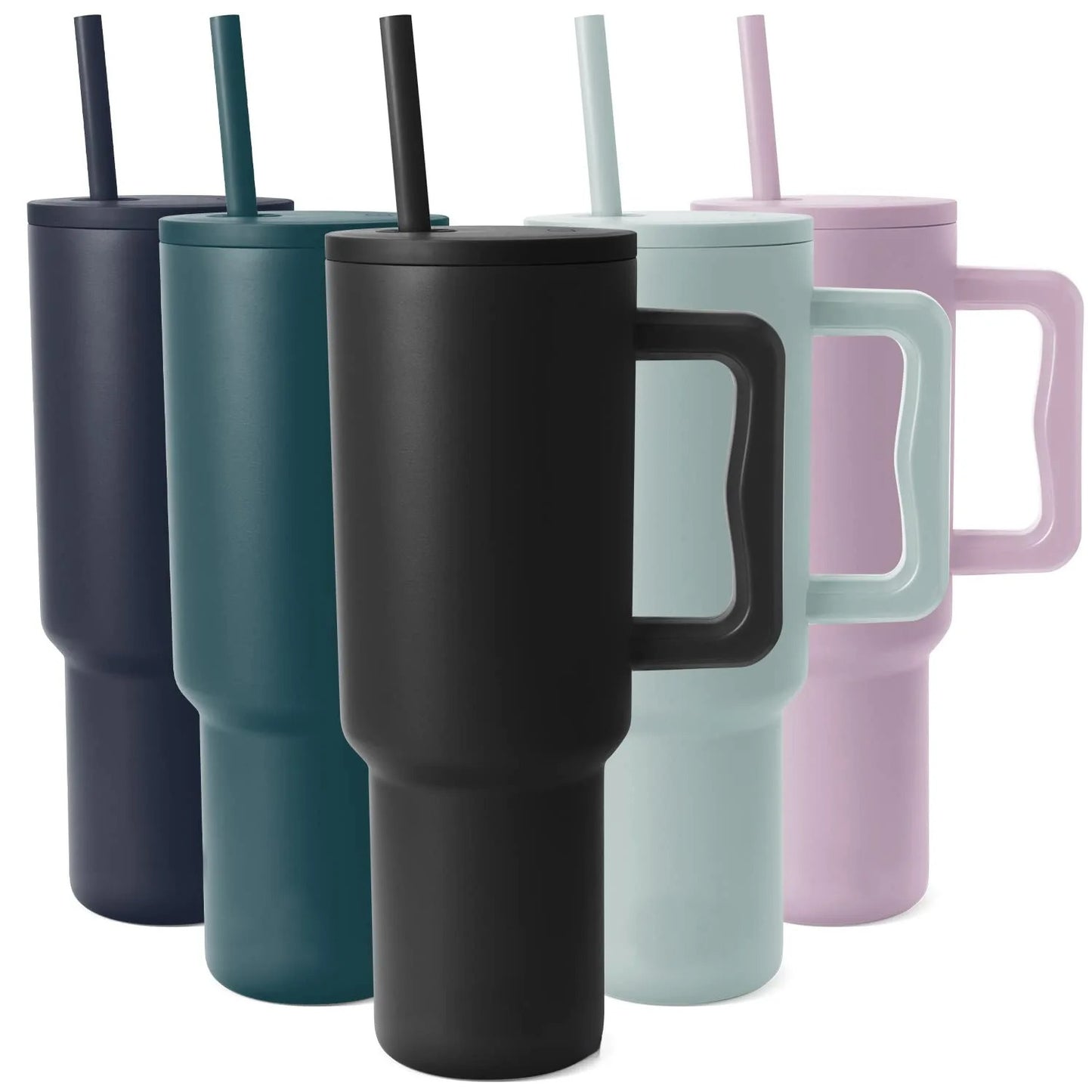 40oz Thickened Handle Thermos Water Cup
