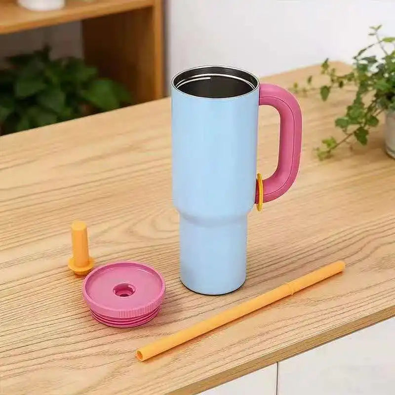 40oz Thermal Mug Tumbler with Handle Insulated Cup