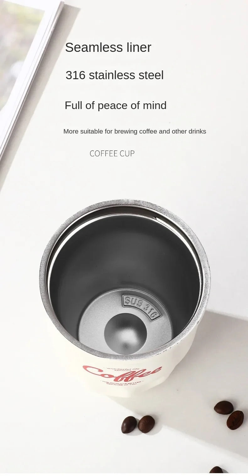 Stainless Steel Coffee Cup Smart Digital Thermos Display Temperature